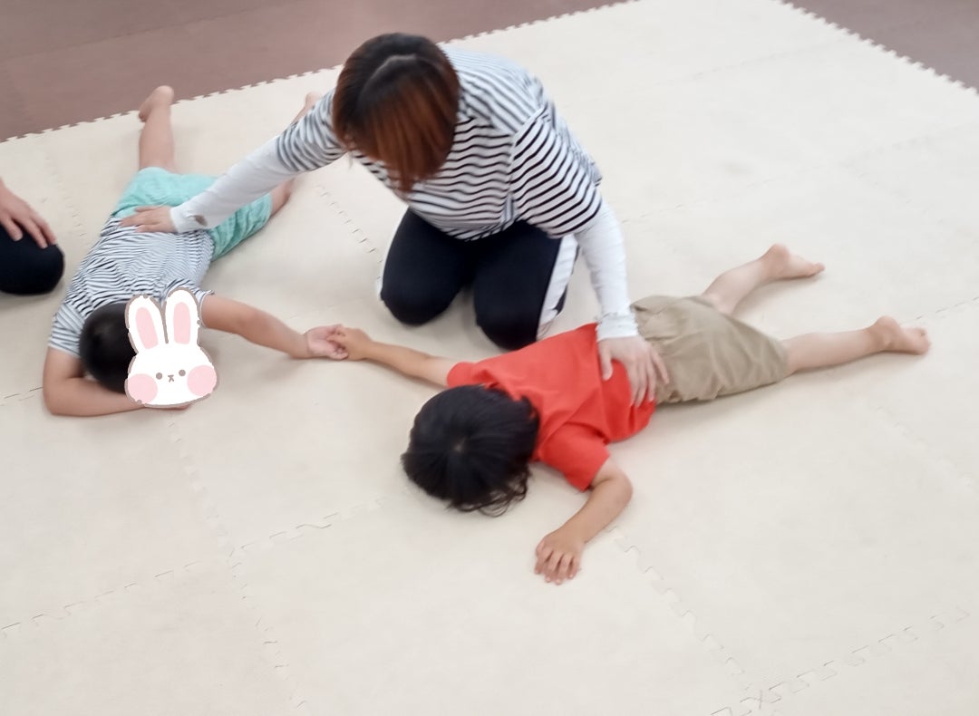 運動あそび☆大根抜き